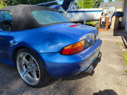 1998 BMW M Roadster in Estoril Blue Metallic over Estoril Blue & Black Nappa