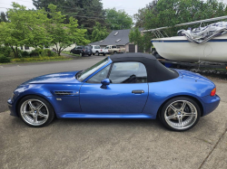 1998 BMW M Roadster in Estoril Blue Metallic over Estoril Blue & Black Nappa