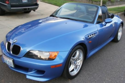 1998 BMW M Roadster in Estoril Blue Metallic over Estoril Blue & Black Nappa