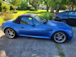 1998 BMW M Roadster in Estoril Blue Metallic over Estoril Blue & Black Nappa