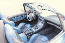 1998 BMW M Roadster in Estoril Blue Metallic over Estoril Blue & Black Nappa