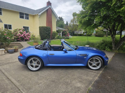 1998 BMW M Roadster in Estoril Blue Metallic over Estoril Blue & Black Nappa