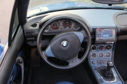 1998 BMW M Roadster in Estoril Blue Metallic over Estoril Blue & Black Nappa