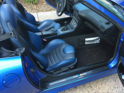 1998 BMW M Roadster in Estoril Blue Metallic over Estoril Blue & Black Nappa