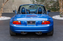 1998 BMW M Roadster in Estoril Blue Metallic over Estoril Blue & Black Nappa