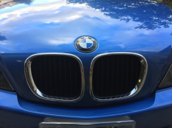 1998 BMW M Roadster in Estoril Blue Metallic over Estoril Blue & Black Nappa
