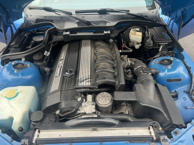 1998 BMW M Roadster in Estoril Blue Metallic over Estoril Blue & Black Nappa