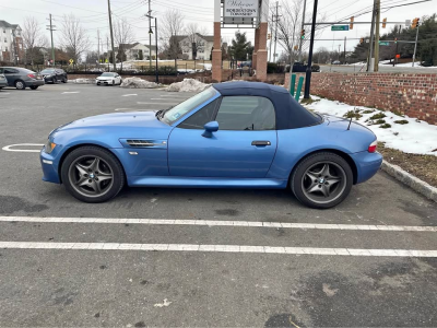 1998 BMW M Roadster in Estoril Blue Metallic over Estoril Blue & Black Nappa