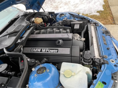 1998 BMW M Roadster in Estoril Blue Metallic over Estoril Blue & Black Nappa