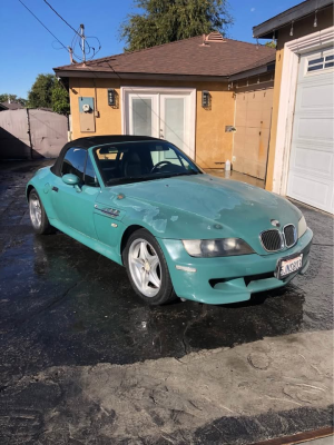 1998 BMW M Roadster in Evergreen over Black Nappa