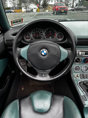 1998 BMW M Roadster in Evergreen over Evergreen & Black Nappa