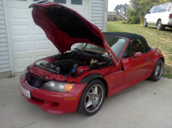 1998 BMW M Roadster in Imola Red 2 over Imola Red & Black Nappa
