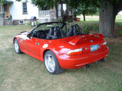 1998 BMW M Roadster in Imola Red 2 over Black Nappa