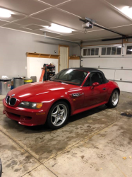 1998 BMW M Roadster in Imola Red 2 over Imola Red & Black Nappa