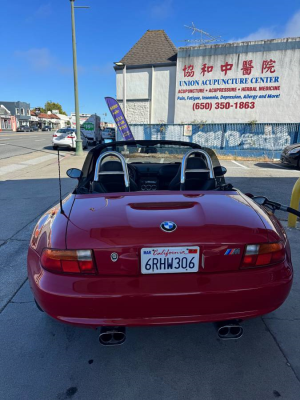 1998 BMW M Roadster in Imola Red 2 over Black Nappa