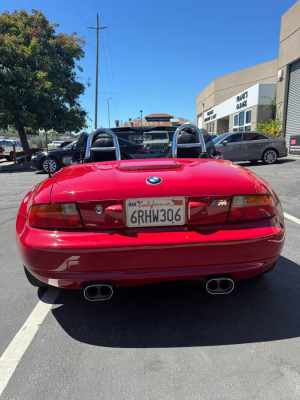 1998 BMW M Roadster in Imola Red 2 over Black Nappa