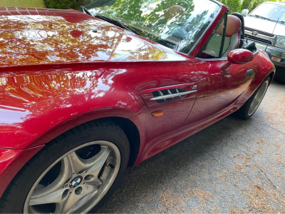 1998 BMW M Roadster in Imola Red 2 over Imola Red & Black Nappa