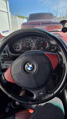 1998 BMW M Roadster in Imola Red 2 over Imola Red & Black Nappa