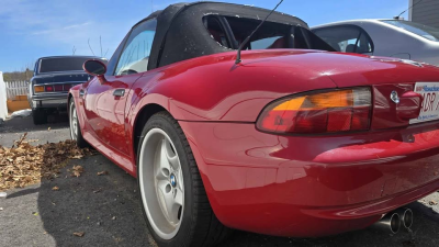 1998 BMW M Roadster in Imola Red 2 over Imola Red & Black Nappa