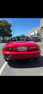 1998 BMW M Roadster in Imola Red 2 over Black Nappa