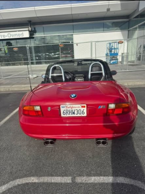 1998 BMW M Roadster in Imola Red 2 over Black Nappa
