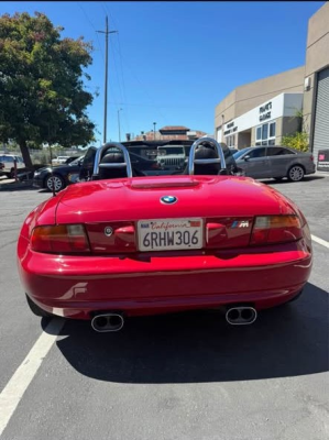 1998 BMW M Roadster in Imola Red 2 over Black Nappa