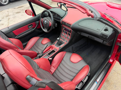 1998 BMW M Roadster in Imola Red 2 over Imola Red & Black Nappa