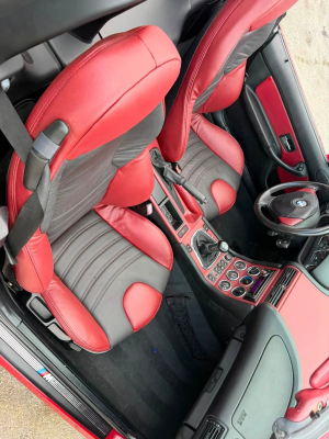 1998 BMW M Roadster in Imola Red 2 over Imola Red & Black Nappa