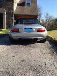 1999 BMW M Roadster in Arctic Silver Metallic over Estoril Blue & Black Nappa