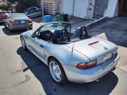 1999 BMW M Roadster in Arctic Silver Metallic over Estoril Blue & Black Nappa