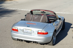 1999 BMW M Roadster in Arctic Silver Metallic over Imola Red & Black Nappa