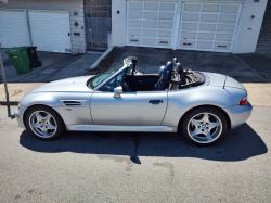 1999 BMW M Roadster in Arctic Silver Metallic over Estoril Blue & Black Nappa