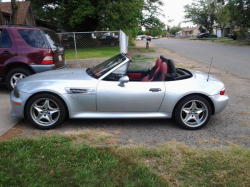 1999 BMW M Roadster in Arctic Silver Metallic over Imola Red & Black Nappa