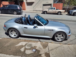 1999 BMW M Roadster in Arctic Silver Metallic over Estoril Blue & Black Nappa