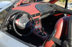1999 BMW M Roadster in Arctic Silver Metallic over Imola Red & Black Nappa