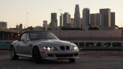 1999 BMW M Roadster in Arctic Silver Metallic over Imola Red & Black Nappa
