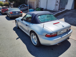 1999 BMW M Roadster in Arctic Silver Metallic over Estoril Blue & Black Nappa