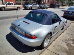 1999 BMW M Roadster in Arctic Silver Metallic over Estoril Blue & Black Nappa