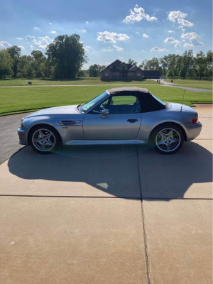 1999 BMW M Roadster in Arctic Silver Metallic over Black Nappa