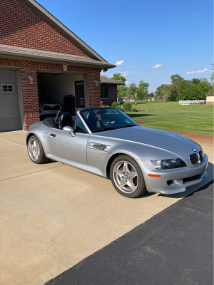 1999 BMW M Roadster in Arctic Silver Metallic over Black Nappa