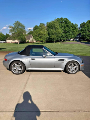 1999 BMW M Roadster in Arctic Silver Metallic over Black Nappa