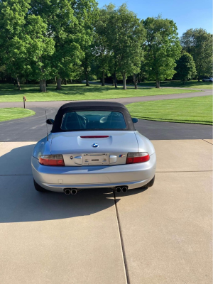 1999 BMW M Roadster in Arctic Silver Metallic over Black Nappa