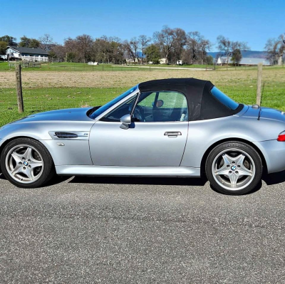 1999 BMW M Roadster in Arctic Silver Metallic over Black Nappa