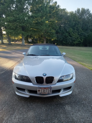 1999 BMW M Roadster in Arctic Silver Metallic over Dark Gray & Black Nappa