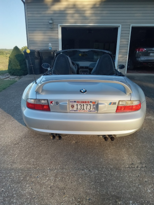 1999 BMW M Roadster in Arctic Silver Metallic over Dark Gray & Black Nappa