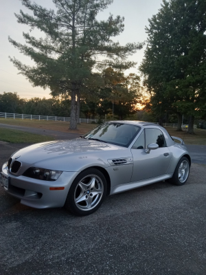 1999 BMW M Roadster in Arctic Silver Metallic over Dark Gray & Black Nappa