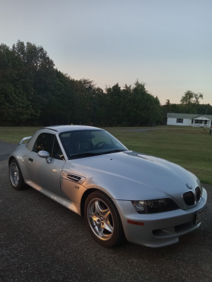 1999 BMW M Roadster in Arctic Silver Metallic over Dark Gray & Black Nappa