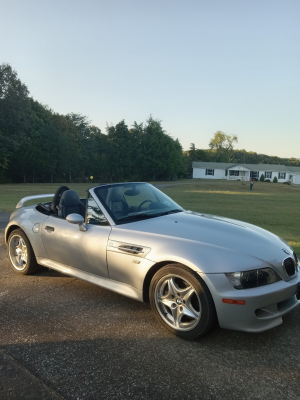 1999 BMW M Roadster in Arctic Silver Metallic over Dark Gray & Black Nappa