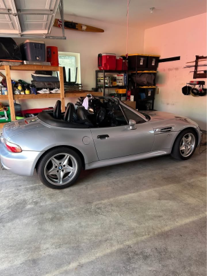 1999 BMW M Roadster in Arctic Silver Metallic over Black Nappa