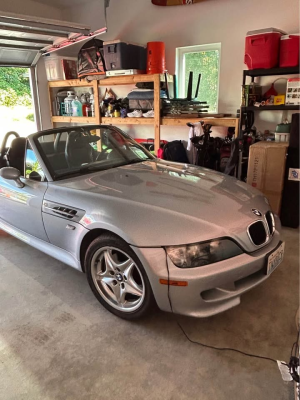 1999 BMW M Roadster in Arctic Silver Metallic over Black Nappa